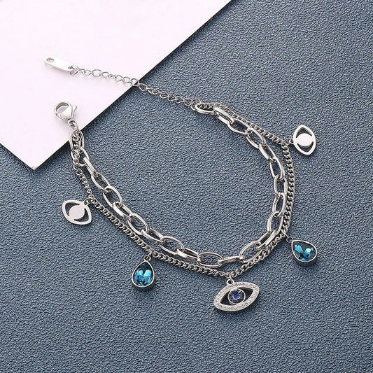 Ocean Eye Charm Bracelet