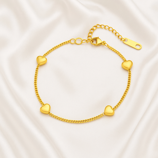 Heartbeats Chain Bracelet