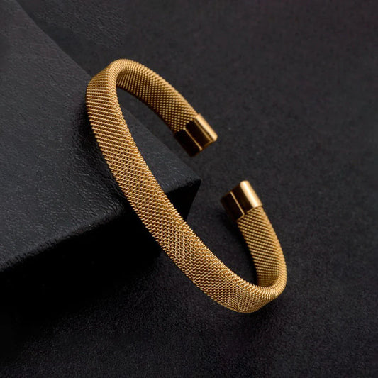 Mesh Cuff - Gold