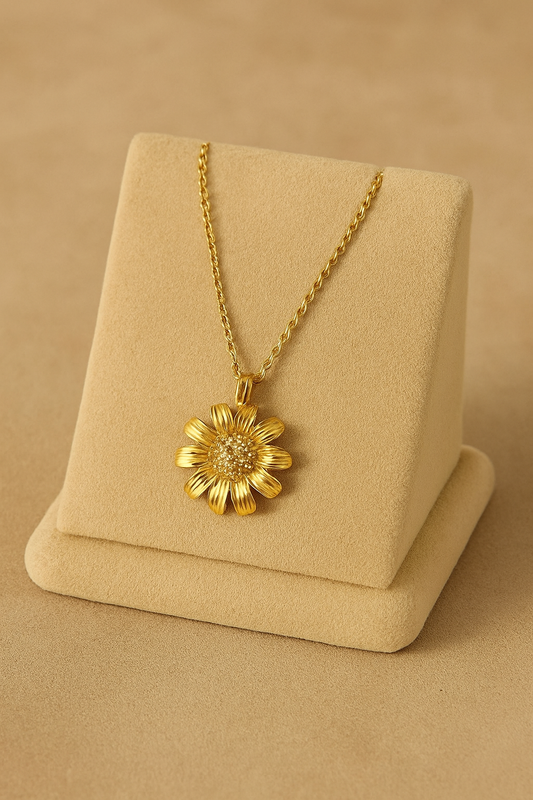 Sunflower in Bloom Necklace