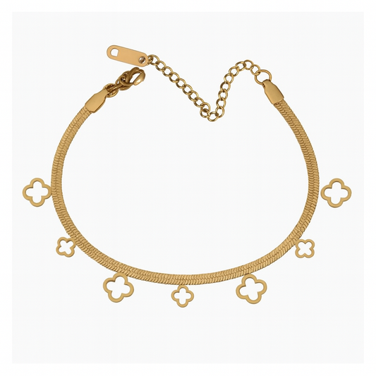 Golden Clover Bracelet
