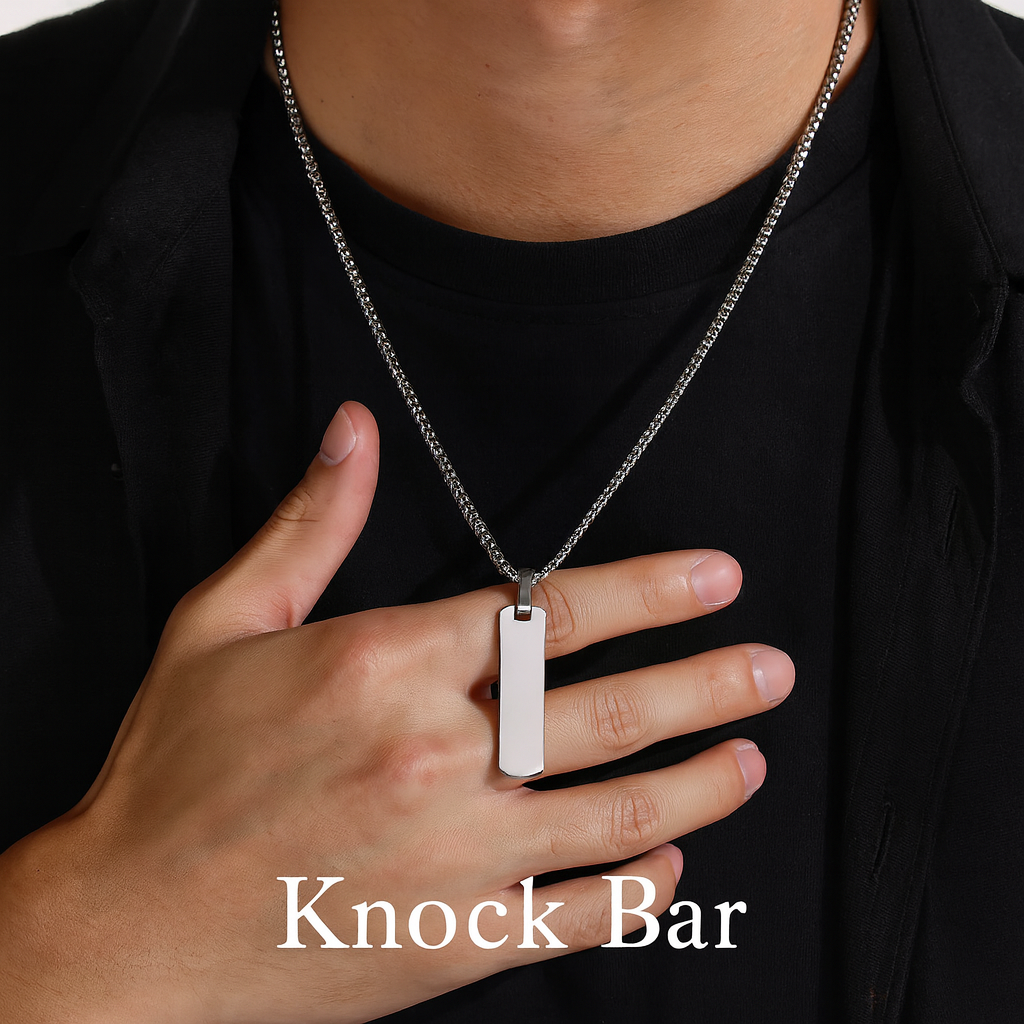 Knock Bar in Silver