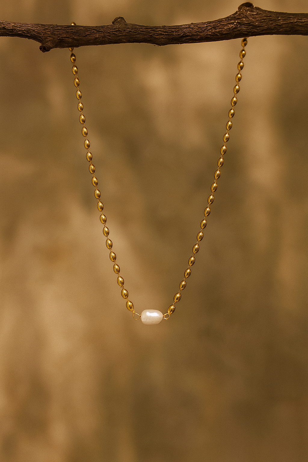 Beaded Pearl Chic Necklace