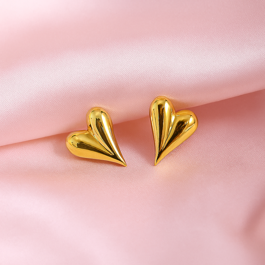 Golden Drip Hearts