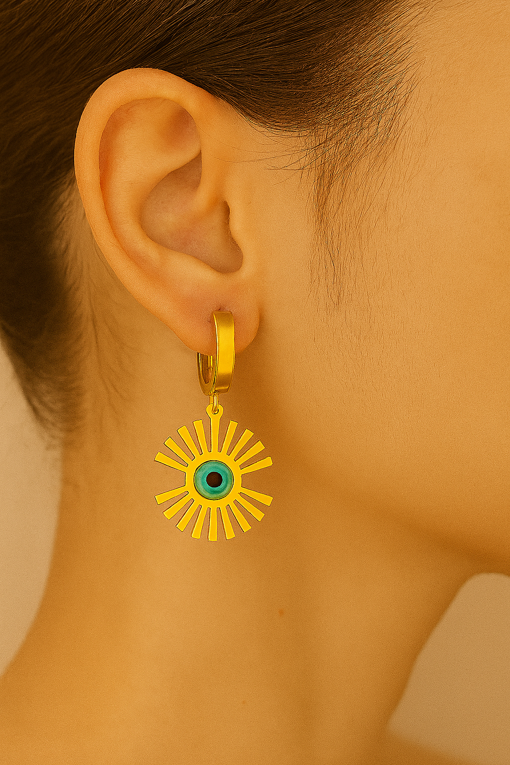 Sunspell Evil Eye Earrings