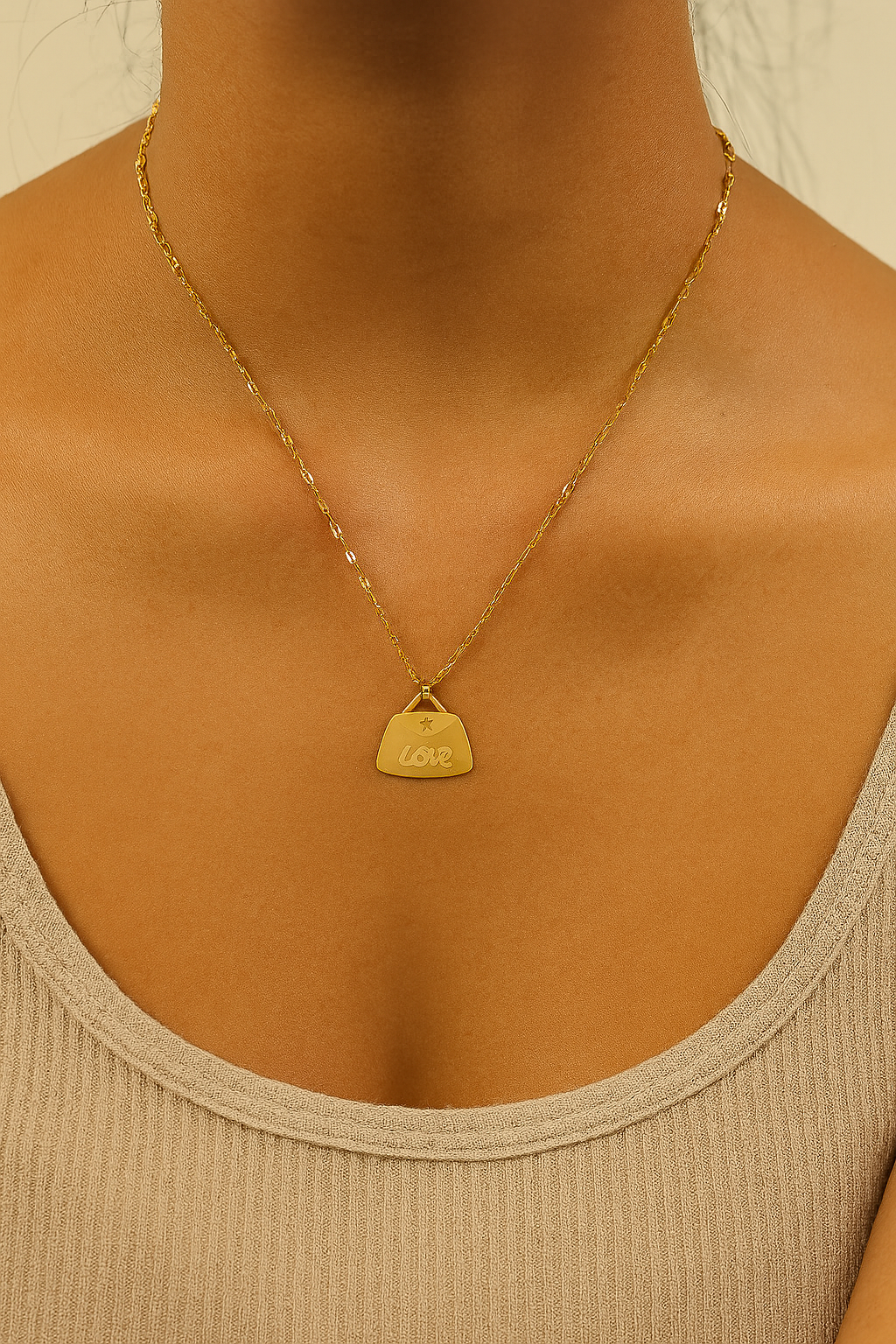 Purse Pendant Necklace