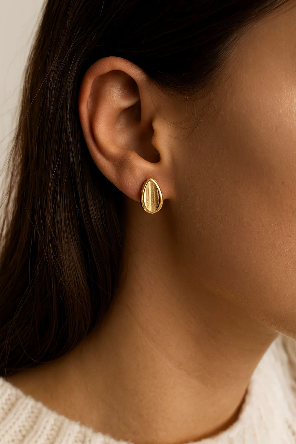 Golden Dew Earstud