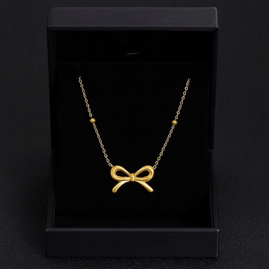 Bow Pendant Necklace